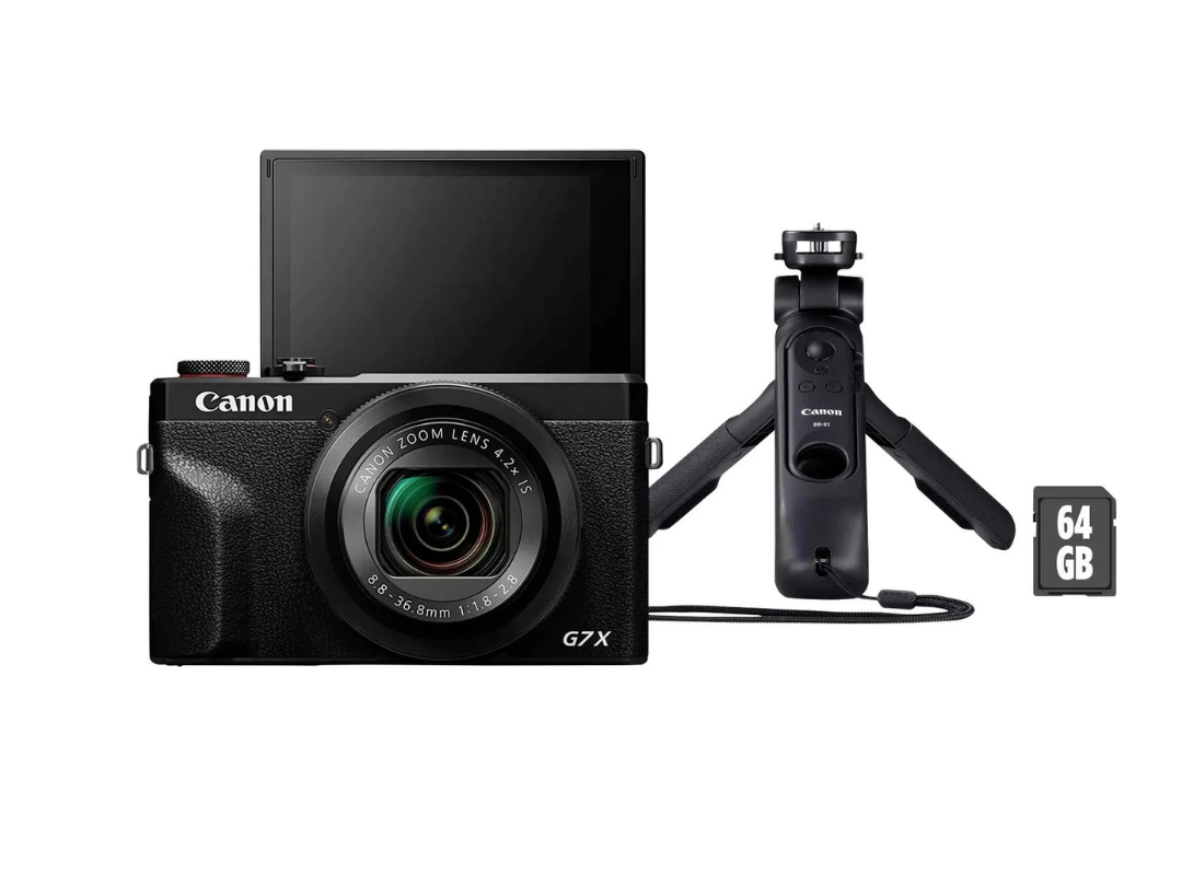 Canon PowerShot G7 X III Vlogger Kit 20.1 MP - 4K Video Qatar Canon PowerShot G7 X III Vlogger Kit 20.1 MP - 4K Video Qatar